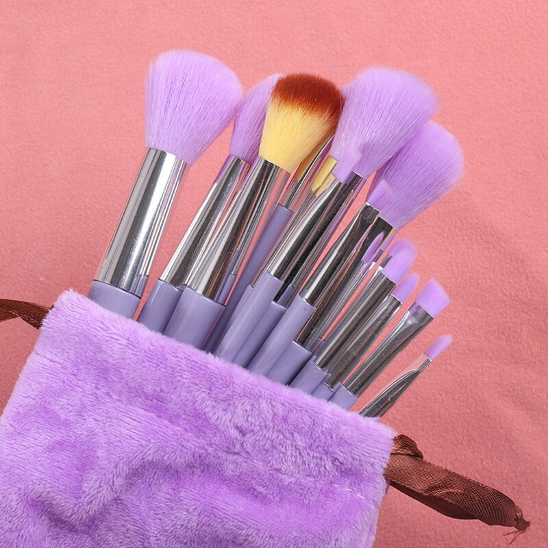 Makeup Brush Set Manufacturer - 13pcs Blusher Eyeshadow Brush Professional Loose Powder Foundation Applicators Tools