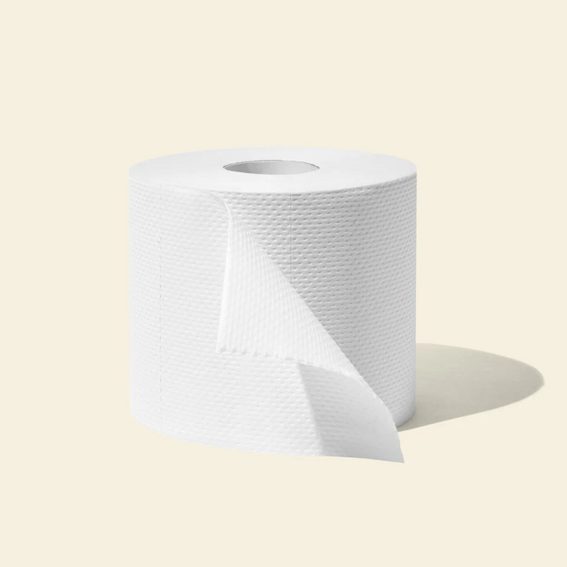 Toilet Paper Roll Manufacturer - 100% Recycle Pulp White Tissue 3 Ply 300 Sheets Custom Embossing Sanitary Paper