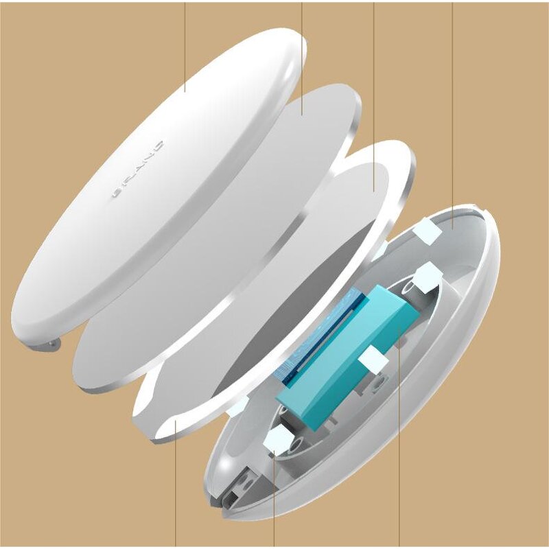 Led Light Cosmetic Mirror Manufacturer - Foldable Smart Touch Screen Rechargeable Portable Travel Mini Custom Round Logo Mirror