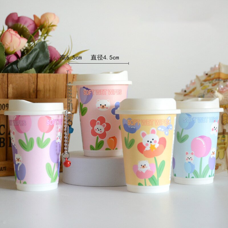 Wet Tissues Canister Manufacturer - Portable Travel Bottle Mini Metal Cylinder Sanitary Skin Care 30pcs Wet Wipes