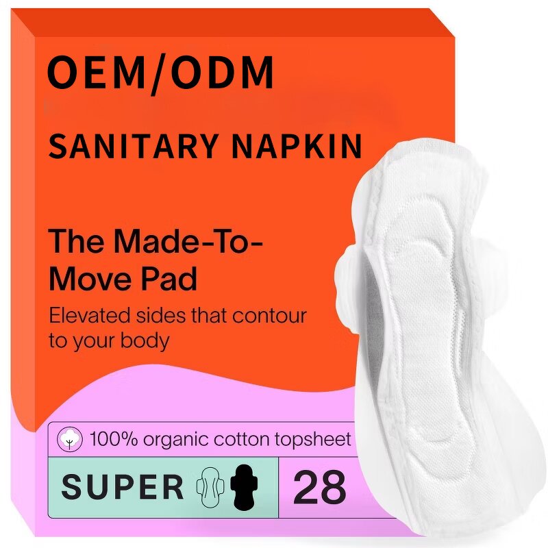 Sanitary Towels Manufacturer - Disposable Organic Cotton Pad for Women Personal Care