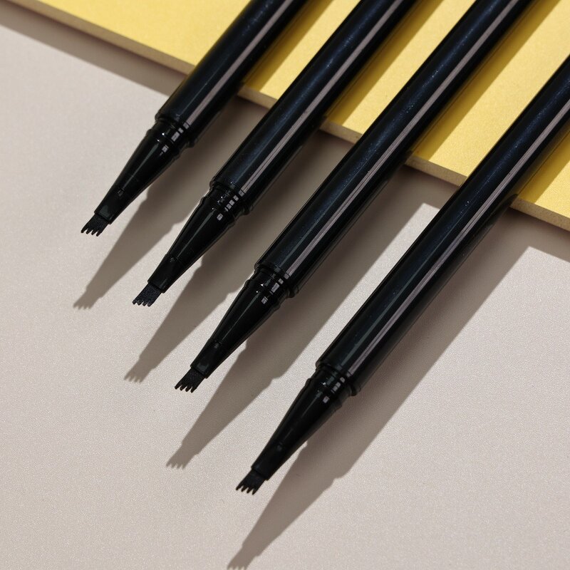 Liquid Eyebrow Pencil Manufacturer - Four Fork Head Microblading ultra Fine Lasting Waterproof Wild Brow Pen