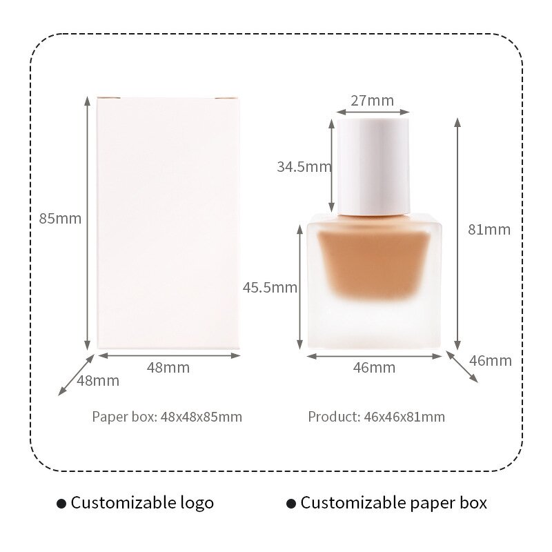 Foundation Manufacturer - Make Your Own Brand Skin Tint 30ML Oil Control Makeup Foundation for Black Women