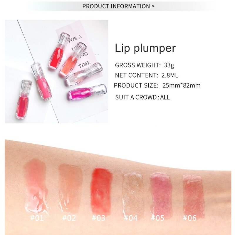Lip Plumper Manufacturer - Wholesale Moisturizing Vegan Private Label Glossy Lip Gloss Plumper
