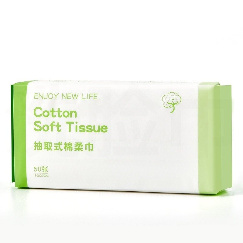 Facial Cleansing Tissue Manufacturer - Wholesale Factory Sale Skinfriendly Beauty Wrap Cotton Facial Tissue