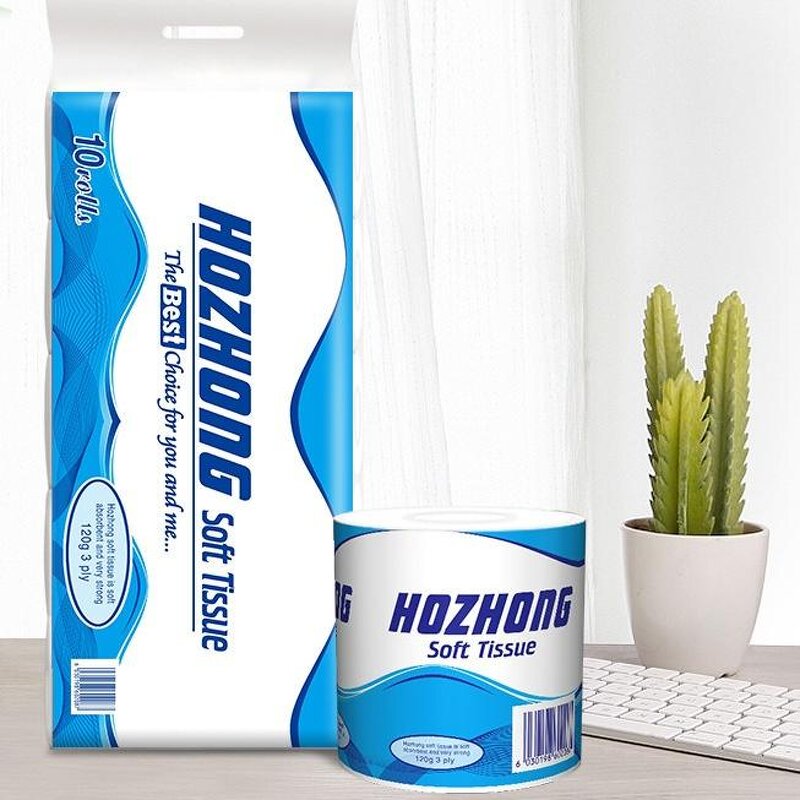 Toilet Tissue Roll Manufacturer - 3-5 PLY Scented Virgin Wood Pulp Jumbo Roll Factory Bathroom Best Price Bulk