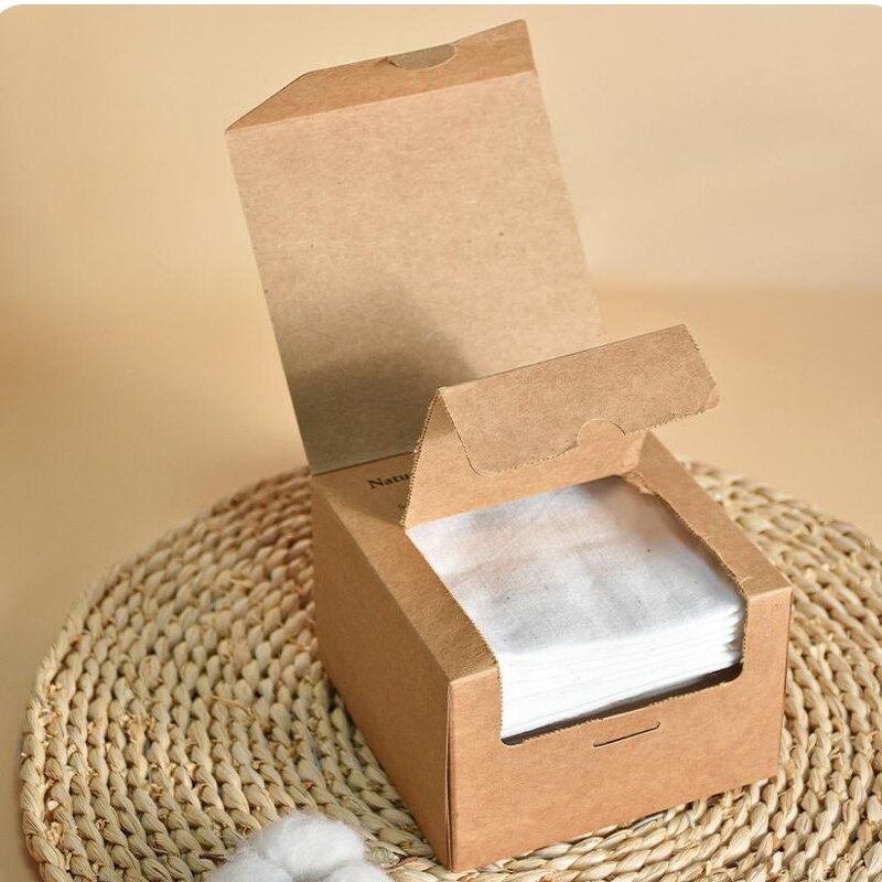 Disposable Facial Towel Manufacturer - OEM 100% Organic Soft Cotton Hand Face Wash Cleaning Tissue Salon Spa Makeup Towel