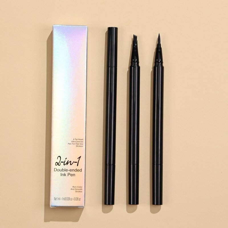 Liquid Eyebrow Pencil Manufacturer - Four Fork Head Microblading ultra Fine Lasting Waterproof Wild Brow Pen