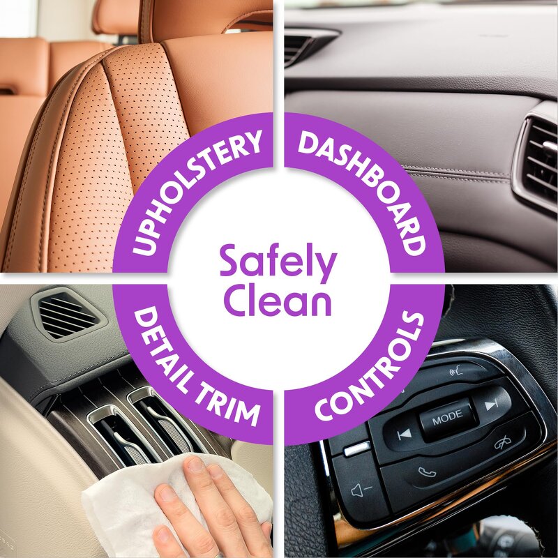 Car Wet Wipes Manufacturer - OEM Custom Logo Portable Interior Cleaning Nonwoven Wipes Manufacturer