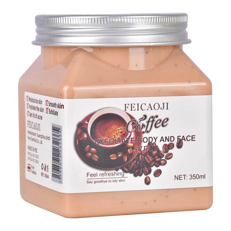 Body Scrub Manufacturer - OEM/ODM Natural Sea Salt Exfoliating Legs Arms Hand Body Exfoliator Strawberry Flavor 200g