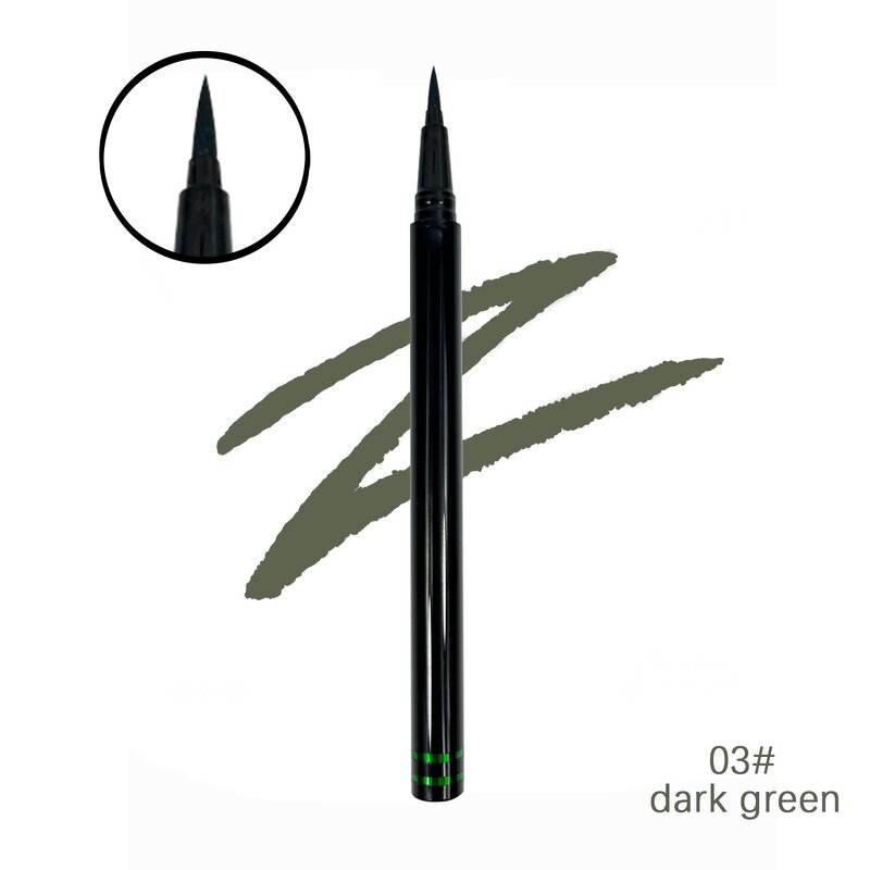 Liquid Eyeliner Manufacturer - Vegan Private Label Multi-color Waterproof Quick-dry Gel Custom Logo Colored Eyeliner