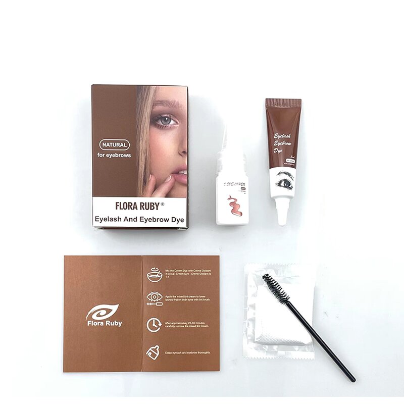 Eyebrow Dye Kit Manufacturer - Wholesale Professional Tint Dye Cream Eyelash Brow Semi-permanent Henna Tint Kit Set