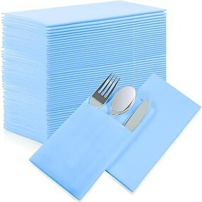 Airlaid Paper Napkin Manufacturer - Natural Disposable Linen Feel Dinner Towels 1 Ply Printed Table Wedding Napkin