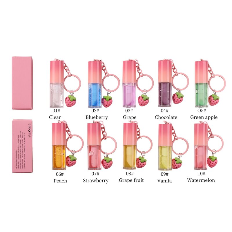 Lip Oil Manufacturer - Wholesale Low Moq High Quality Flavouring Oil Private Label Clear Vegan Pink Plumped Lip Oil