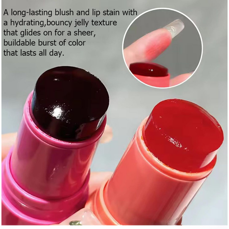 Jelly Tint Blush Manufacturer - OEM Makeup Cooling Water Splash Lip Cheek Stain Vegan Cruelty Free Blush Jelly Tint