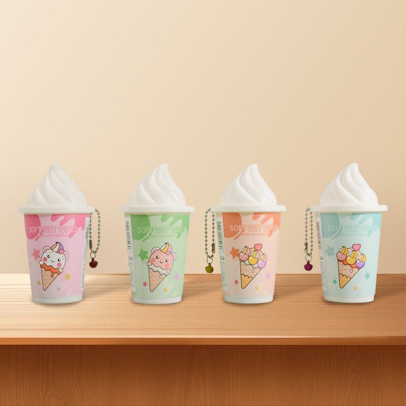 Wet Tissues Canister Manufacturer - Portable Travel Bottle Mini Metal Cylinder Sanitary Skin Care 30pcs Wet Wipes