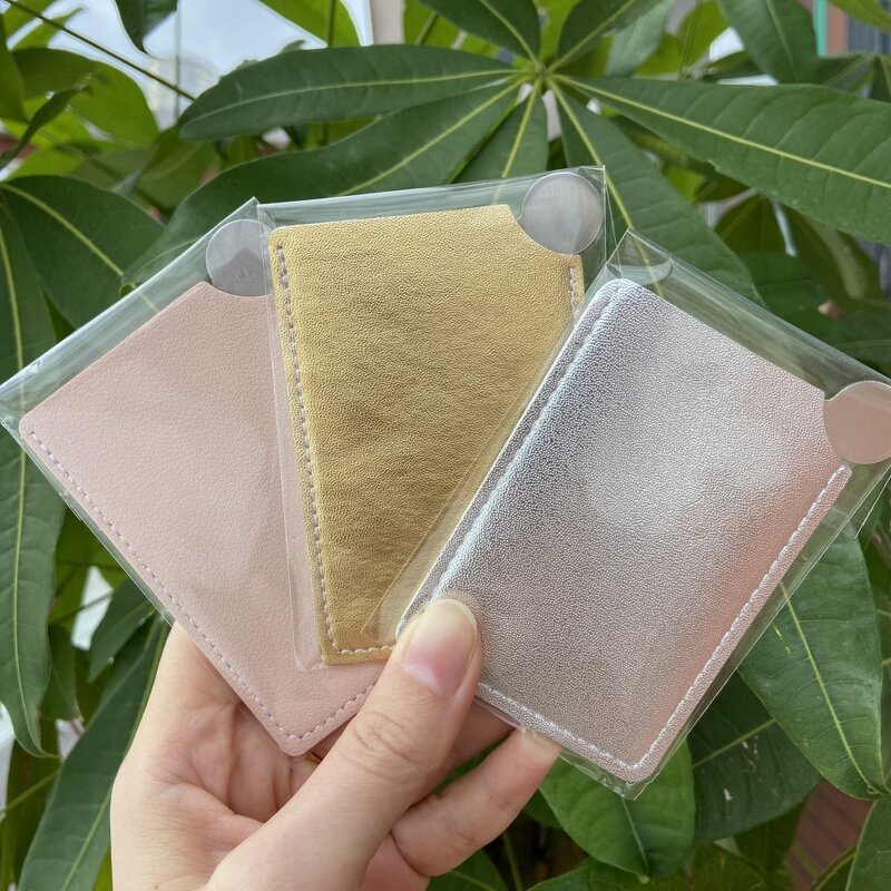 Pocket Makeup Mirror Manufacturer - Wholesale Stainless Steel Small Cute Cosmetic Rectangular Pocket Hand Mirror