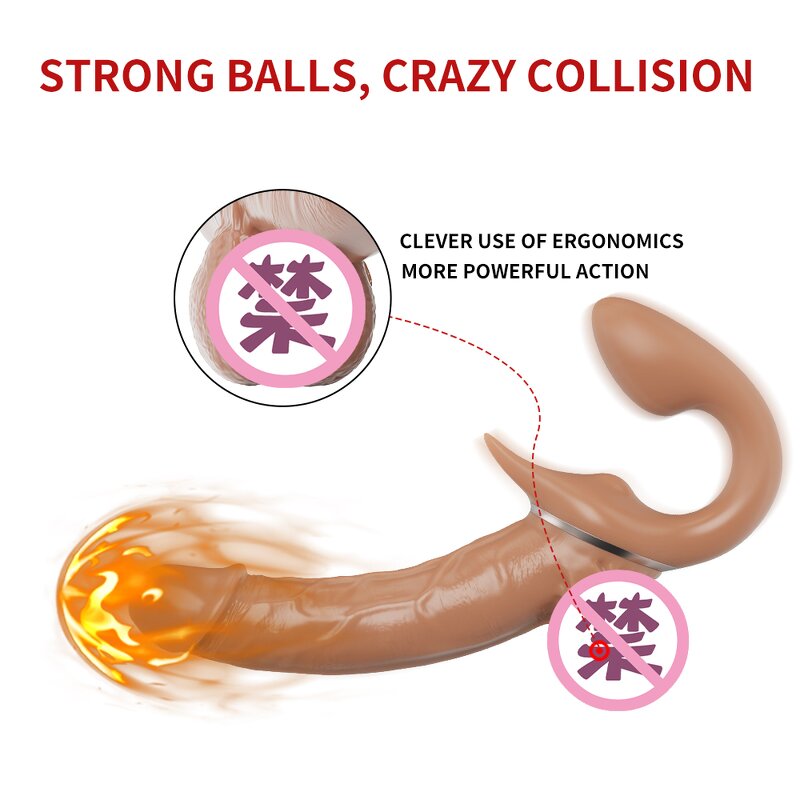 Dildo Vibrator Manufacturer - 2023 Silicone Lesbian Realistic Artificial Penis Vibration or Telescopic Double Headed for Women