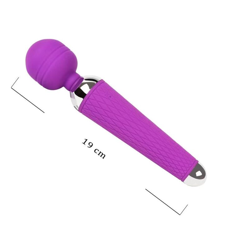 Adult Vibrator Manufacturer - Rechargeable Sex Toys Female Silicone AV Double Head