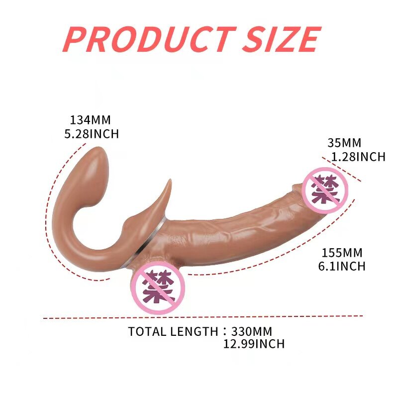 Dildo Vibrator Manufacturer - 2023 Silicone Lesbian Realistic Artificial Penis Vibration or Telescopic Double Headed for Women