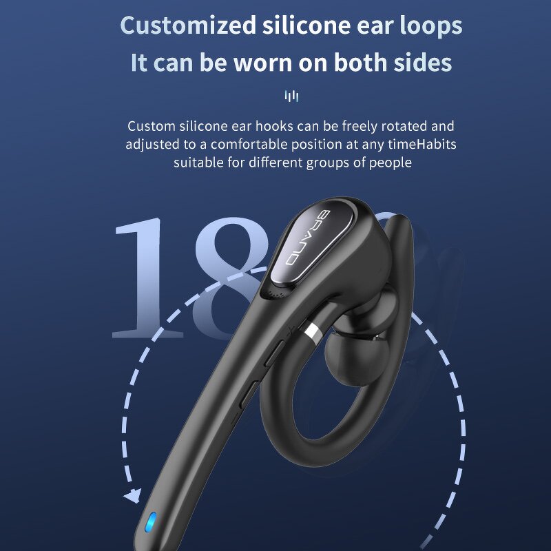 BT Headset Manufacturer - 2025 Newest Wireless with HD Mic G5 & 400mAh Case for Trucker