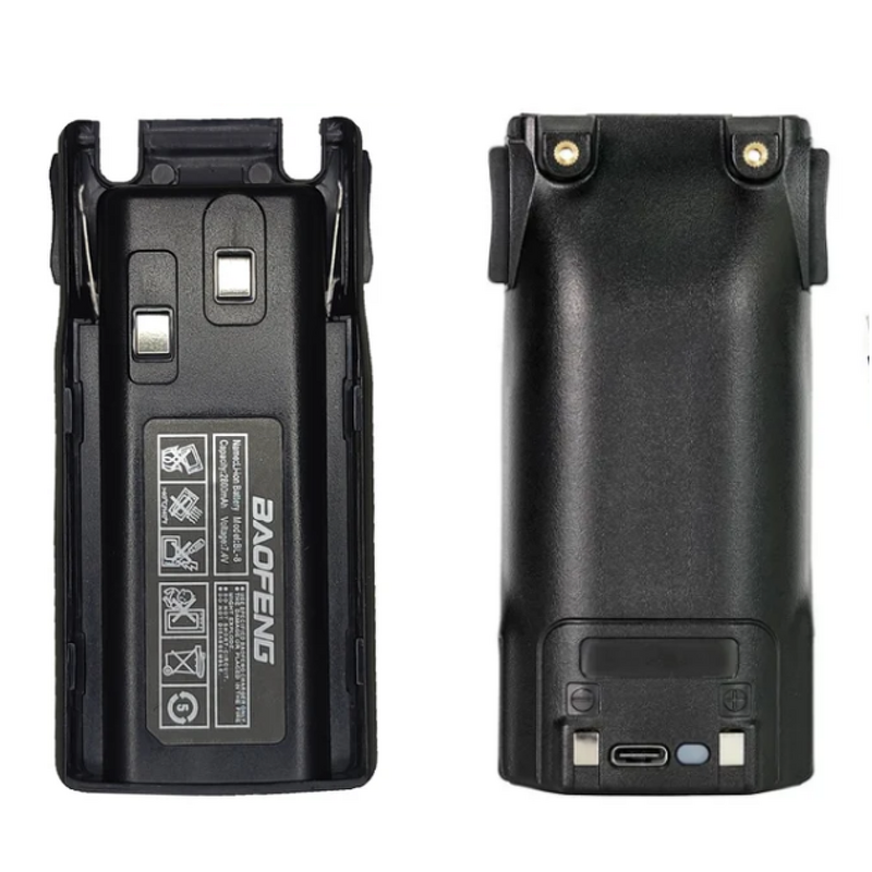 Radio Battery Manufacturer - Baofeng UV-82 Li-ion USB Type-C Recharger 2800mah Enlarge 3800mAh Original for UV-8D UV-82HP