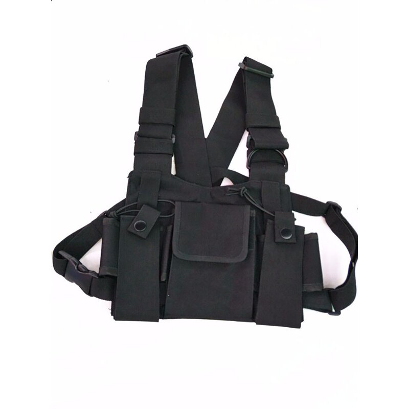 Radio Holder Case Manufacturer - Walkie Talkie Chest Pocket Pack Backpack Cover Bag for Baofeng/Yaesu/Icom Ham Radio