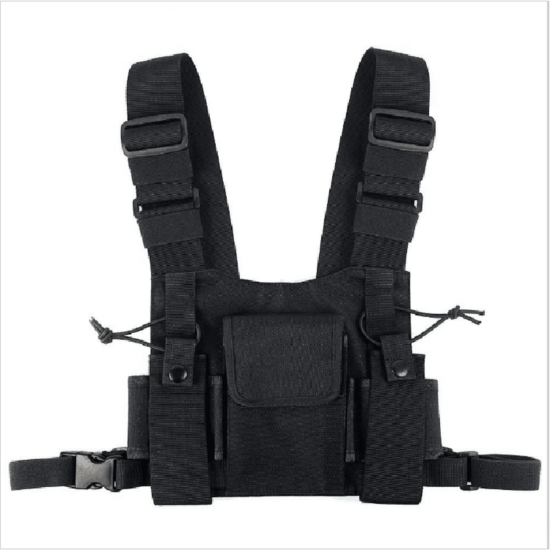 Radio Carry Case Manufacturer - Nylon Multi Function Chest Bag/Backpack for Walkie Talkie