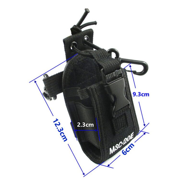 Walkie Talkie Case Manufacturer - MSC-20E Nylon Portable for Baofeng UV-5R UV-82 888S or Other Two Way Ham Radio