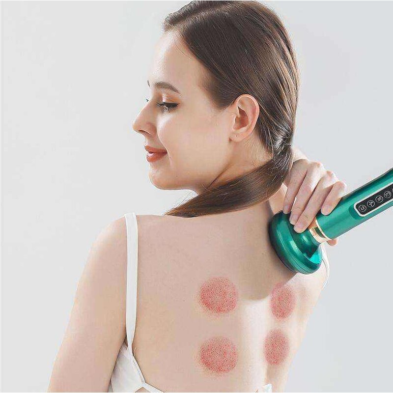 Electric Gua Sha Device Manufacturer - Wholesale 5V Vacuum Digital Red Light Smart Cupping Cup Massager