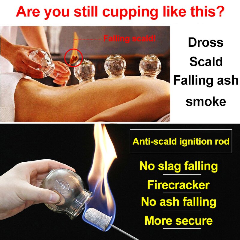 Cupping Fire Stick Manufacturer - Extension Special Ignition Rod for Transparent Glass Dedicated Stainless Steel CE