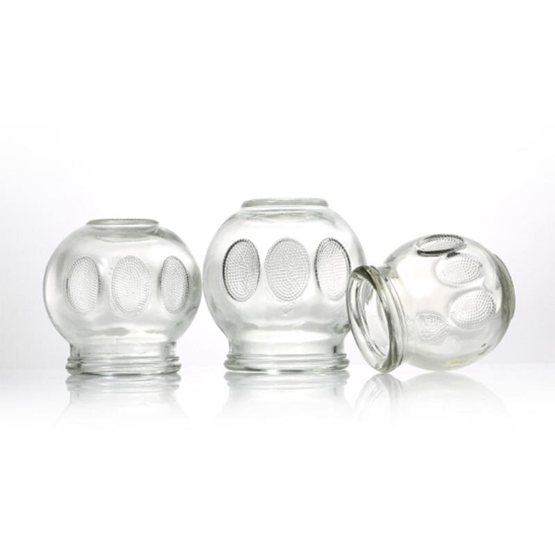 Cupping Therapy Set Manufacturer - Strong Adsorption Antirheumatic 5 Cups Jar Traditional Chinese Glass