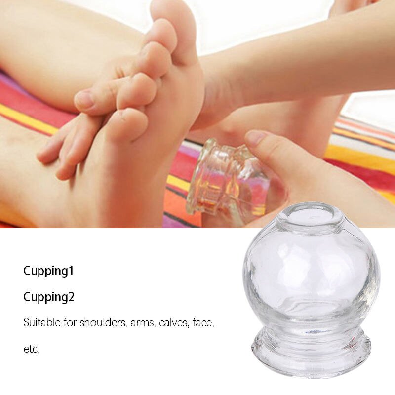 Cupping Therapy Set Manufacturer - Strong Adsorption Antirheumatic 5 Cups Jar Traditional Chinese Glass