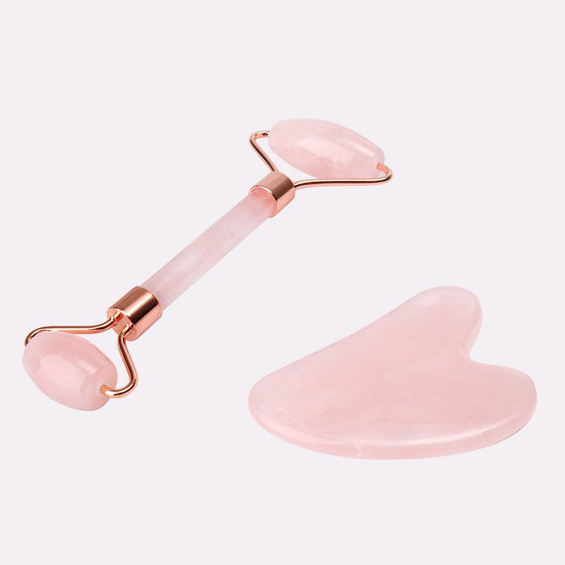 Jade Roller Manufacturer - Anti Aging Rose Quartz Private Label Facial Pink for Face