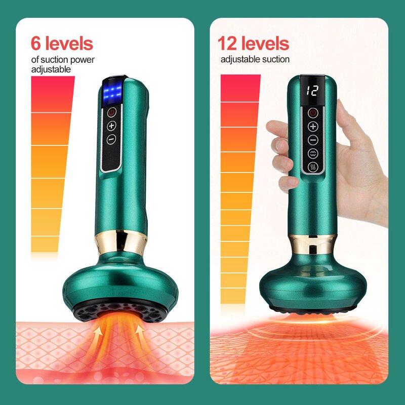 Body Slimming Tools Manufacturer - Guasha Electric Scraping Suckers Auto Vacuum Suction Cup Cupping Massager