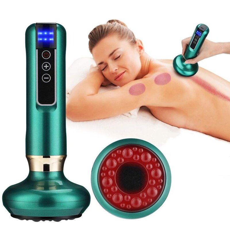 Body Slimming Tools Manufacturer - Guasha Electric Scraping Suckers Auto Vacuum Suction Cup Cupping Massager
