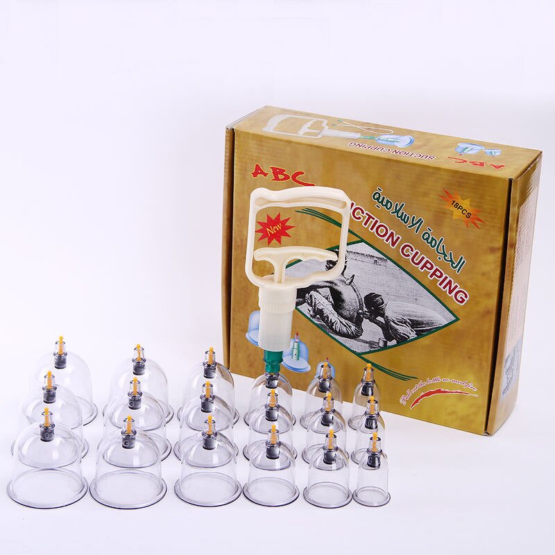 Cupping Therapy Cups Manufacturer - 12PCS Gift Box Package Hijama Vacuum Acupuncture Clear Suction for Body