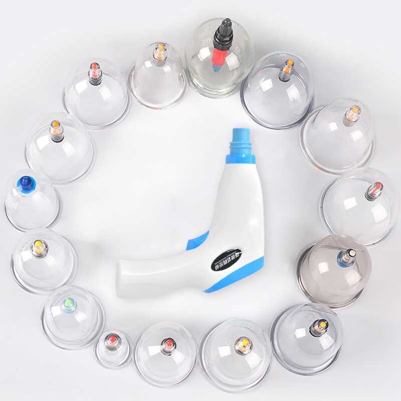 Electric Hijama Cupping Set Manufacturer - Chinese Traditional Therapy Equipment Wet Cupping Pump Gun