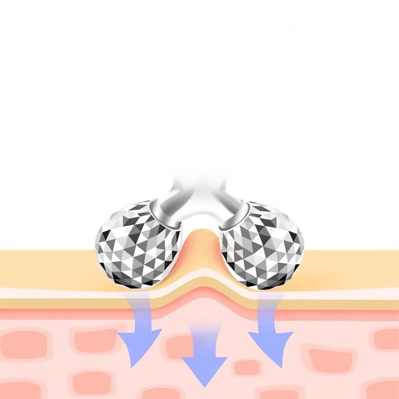 Facial Massager Manufacturer - Beauty Care Hot Selling Anti-aging Stainless Steel 3D Roller