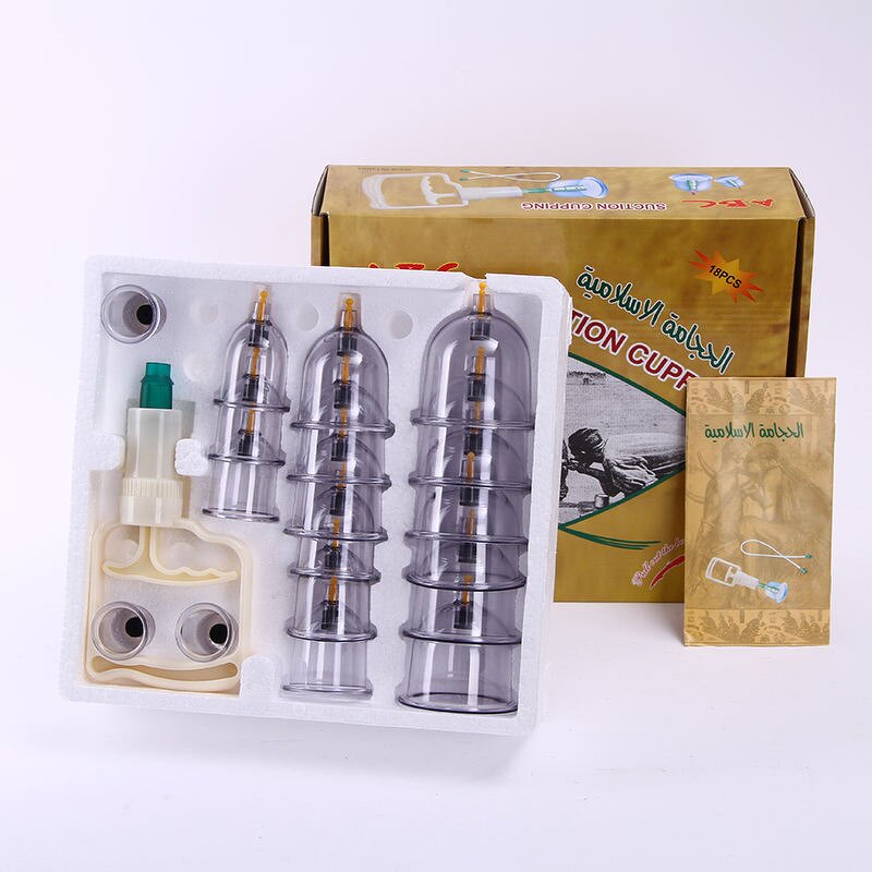 Cupping Therapy Cups Manufacturer - 12PCS Gift Box Package Hijama Vacuum Acupuncture Clear Suction for Body