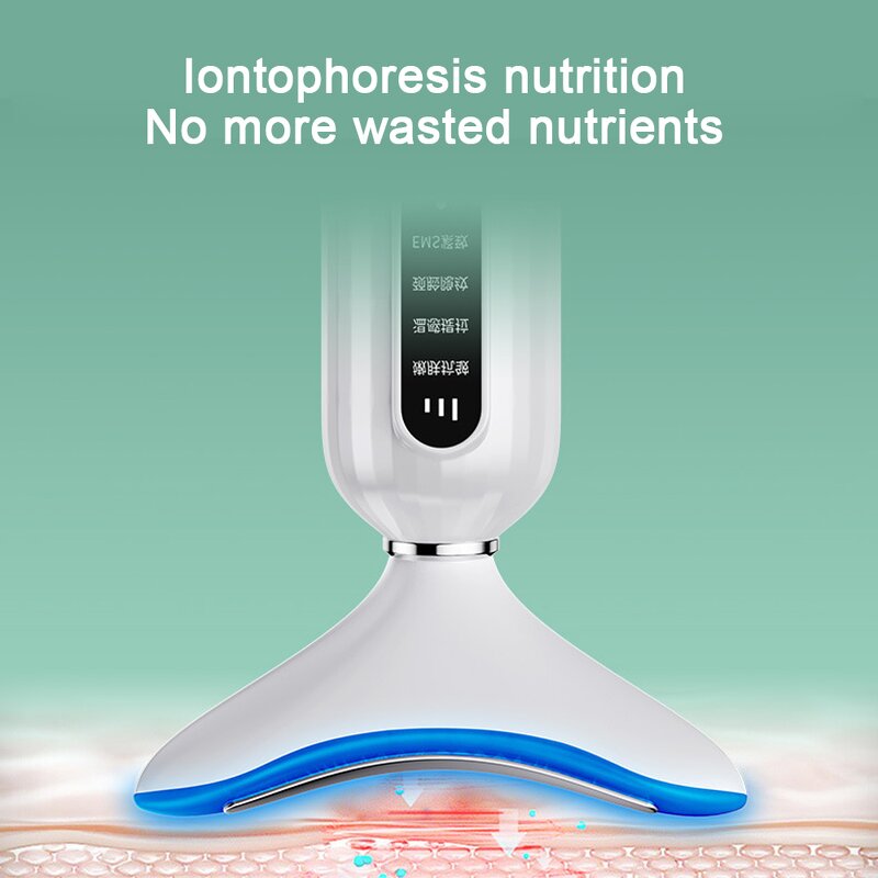 Facial Massager Manufacturer - New Beauty for Face and Neck with Heat Vibration and LED Electric