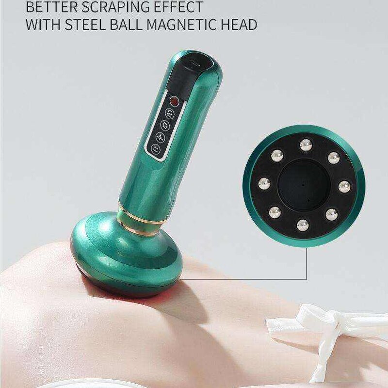 Electric Gua Sha Device Manufacturer - Wholesale 5V Vacuum Digital Red Light Smart Cupping Cup Massager