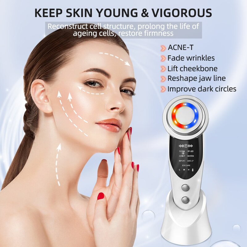 Electric Facial Massager Manufacturer - 5 in 1 Multifunction for Skin Care