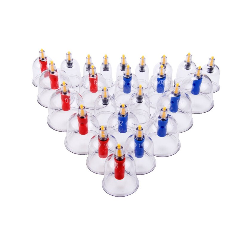 Cupping Machine Set Manufacturer - 24 Sets Medical Body Chinese Hijama Butt Massage for Hijama