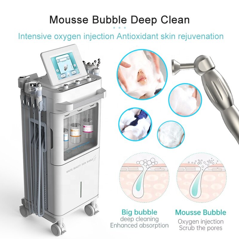 NOVA NV-WX9 Oxygen Machine Manufacturer - Top Sale 9-in-1 Deep Cleaning Vacuum Dermabrasion 8 Inch Touch Screen Commercial Use
