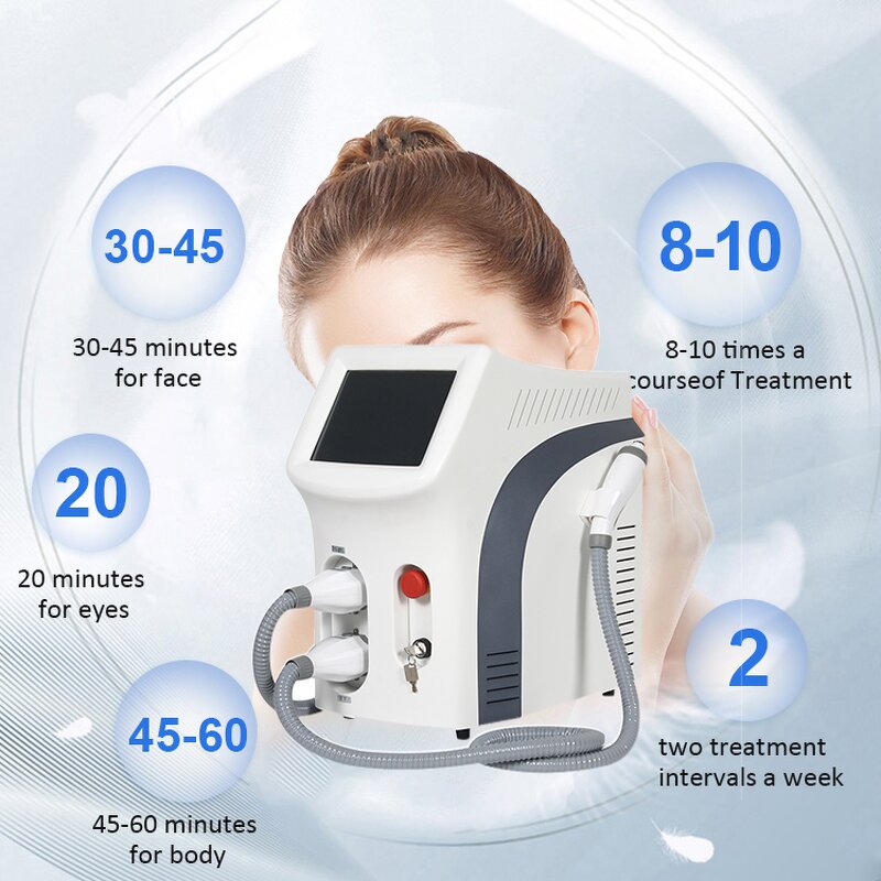 Elight IPL OPT Machine - Multifunction Hair Removal Skin Rejuvenation RF Face Body UK/US Plug Salon Equipment
