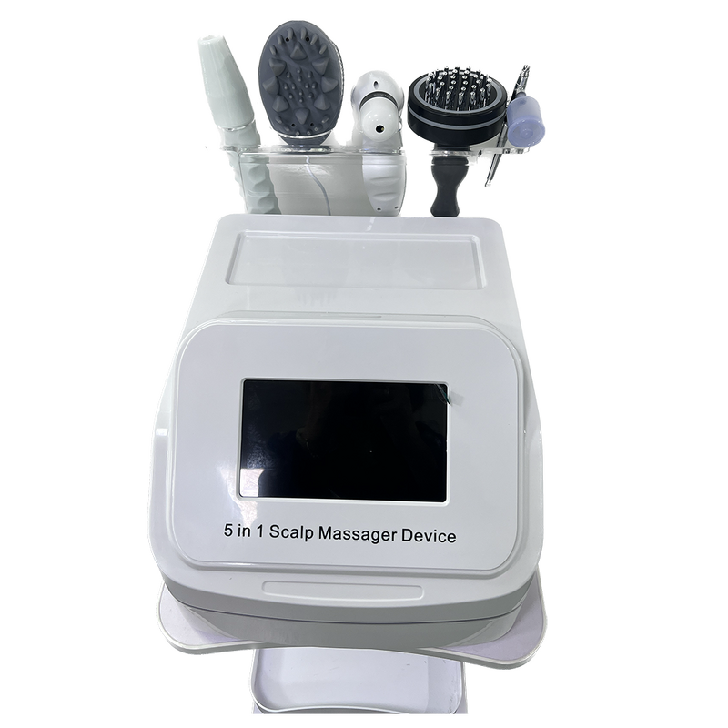 Hair Growth Machine - HOT Desktop Air Cooling Infrared 5-in-1 Hair Analyzer Scalp Care Salon Equipment
