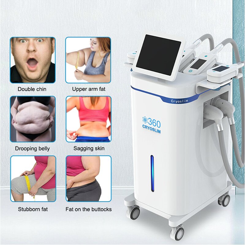 Cryolipolysis Slimming Machine Manufacturer - 2025 360 Fat Removal Weight Loss ABS Commercial Body Slimming Equipment