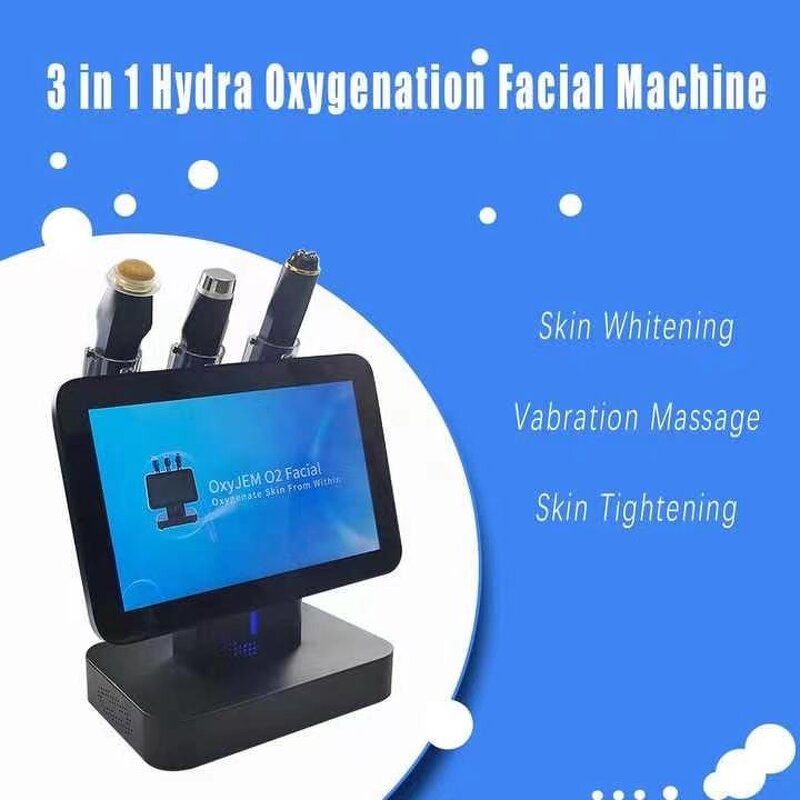 Dynamic Oxygen Bubbles Kit - High Frequency Facial Anti-Aging Hydrotoning Moisturizing Detoxification Repair