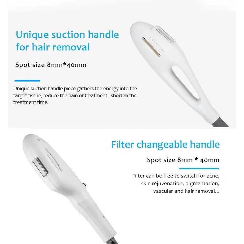 IPL Laser Hair Removal - Hot Saling Painless Skin Rejuvenation Beauty Area Salon Treatment Equipment